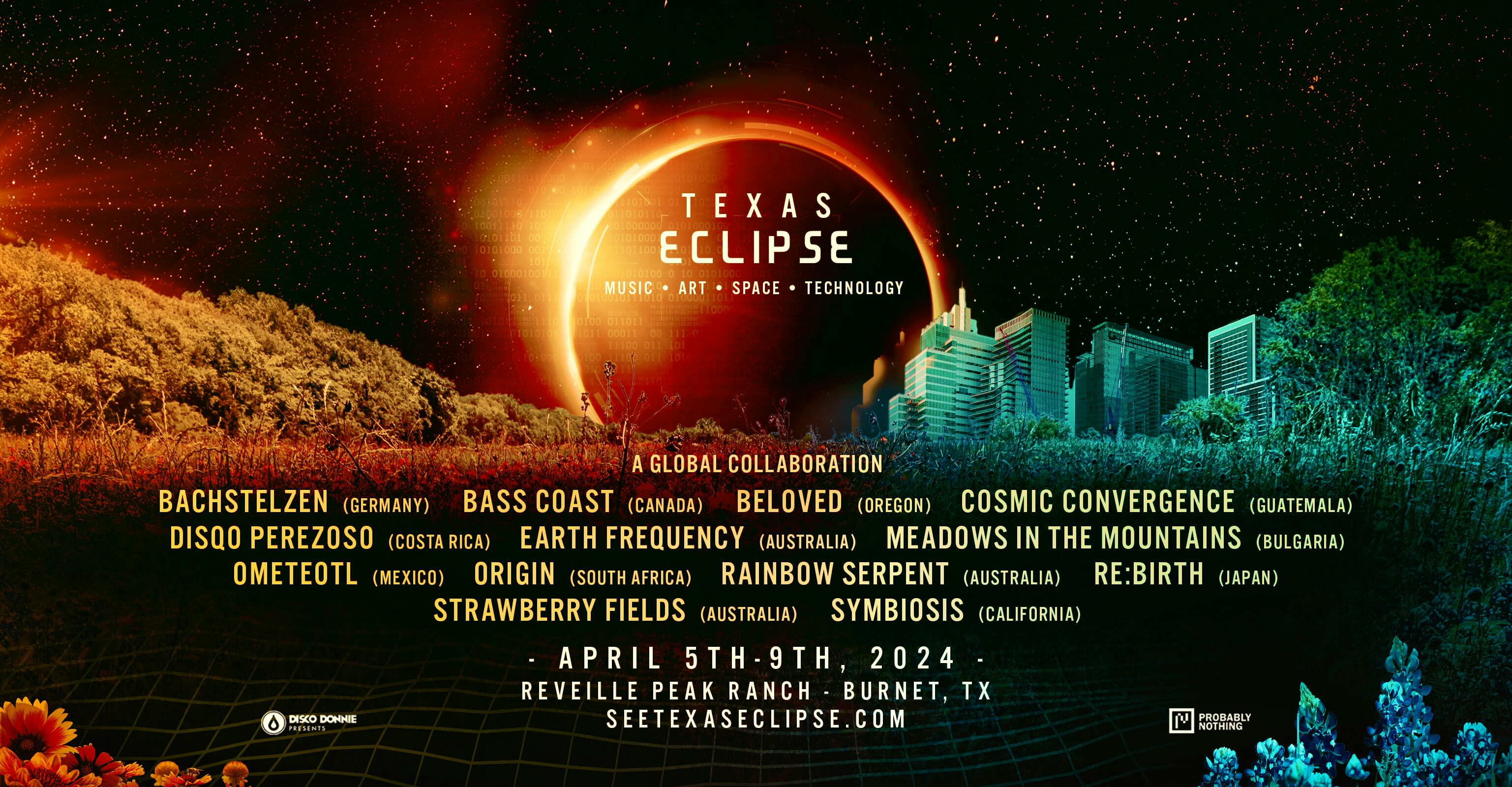 Austin Texas Eclipse 2024 Festival Elvira Miquela